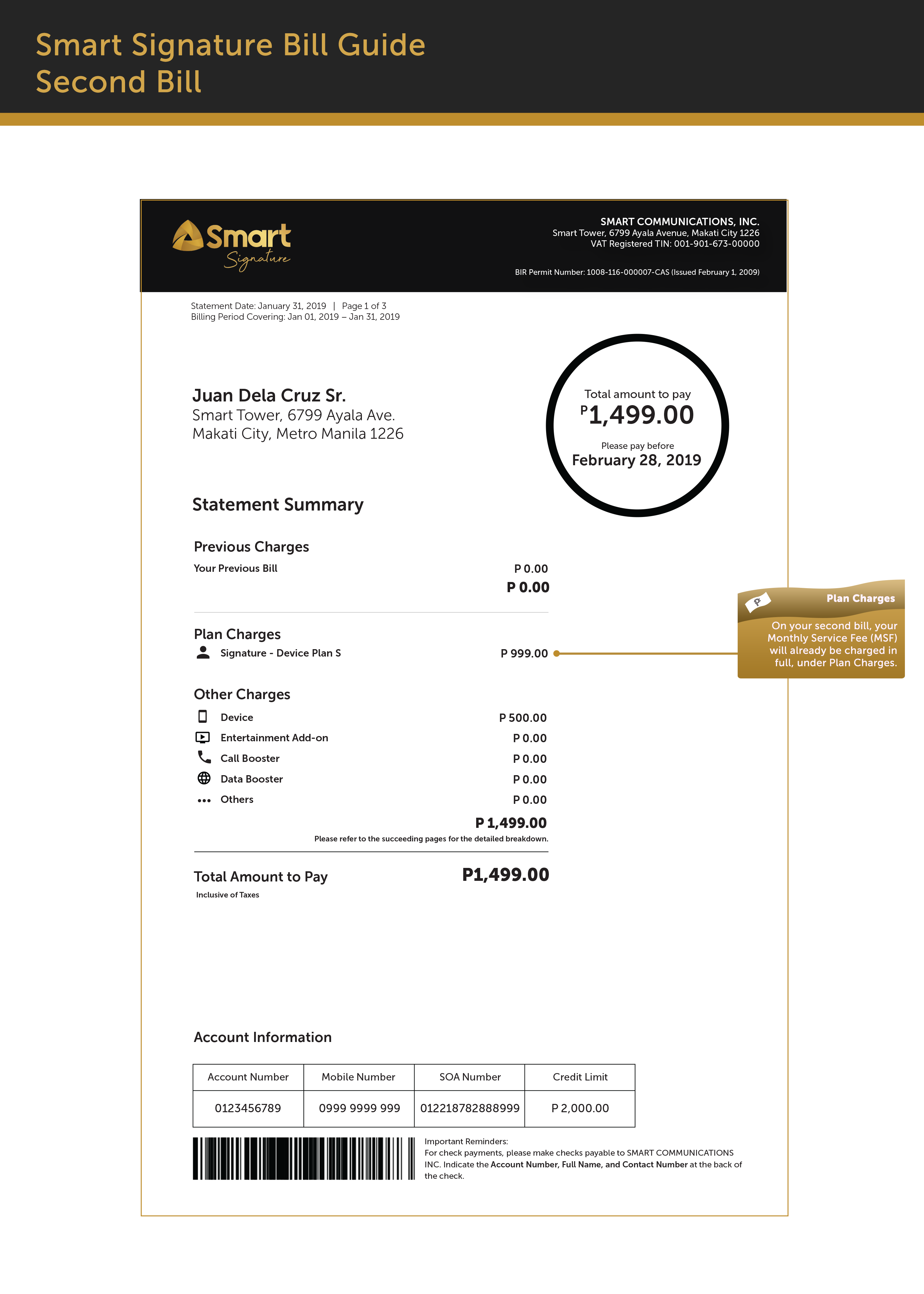 Smart Signature Billing